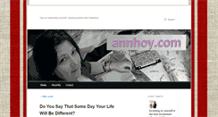Desktop Screenshot of annhoy.com